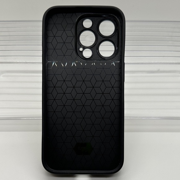 Coach Brown Phone Case with Card Slot for IPhone 15 pro. - Picture 4 of 4